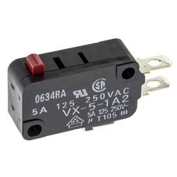 Omron VX-5-1A2 mikrospínač 30 V/DC 5 A 1x zap/(zap) 1 ks Bag