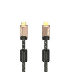 Hama HDMI kabel Zástrčka HDMI-A, Zástrčka HDMI-A 1.50 m hnědá 00205025 4K UHD HDMI kabel