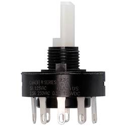 C & K Switches R10015RS02Q otočný spínač 125 V, 125 V/DC 5 A Počet pozic přepínače 10 1 ks