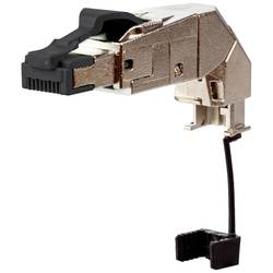 Metz Connect Kabel Konektor RJ45 lze sestavit na poli 130E405042-E zástrčka černá 1 ks