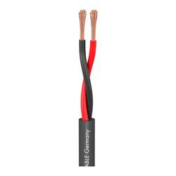 Sommer Cable 415-0051FC reproduktorový kabel 2 x 1.5 mm² + 2 x 1.5 mm² černá metrové zboží