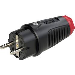 PCE 0512-sr zástrčka plnogumové , termoplast 250 V černá, červená IP54