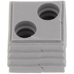 CONTA-CLIP KDS-DE 2X8 GR Těsnící prvek s odlehčením tahu Průměr svorky (max.) 8 mm termoplastický elastomer šedá 10 ks