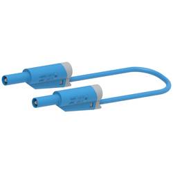 Electro PJP 2710-IEC-CD1-50BL měřicí kabel lamelová zástrčka 4 mm lamelová zástrčka 4 mm 50 cm modrá 1 ks