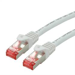 Roline 21.15.2661 RJ45 síťové kabely, propojovací kabely CAT 6 S/FTP 1.00 m bílá dvoužilový stíněný, bez halogenů, samozhášecí 1 ks