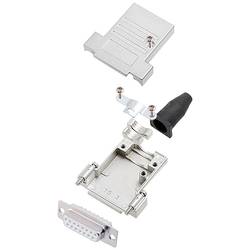 encitech DTSL15-SJSRG-T-DMS-W-K 6355-8087-32 sada D-SUB zásuvková lišta 180 ° Pólů: 15 pájecí kalíšek 1 ks