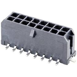 Molex vestavná pinová lišta (standardní) 16, rozteč 3.00 mm, 430451620, 1 ks Tape on Full reel