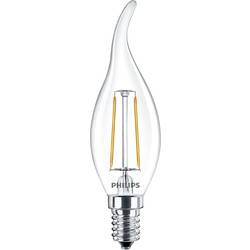 Philips LED 37759200 LED Energetická třída (EEK2021) E (A - G) E14 svíčkový tvar, ve větru 2 W = 25 W teplá bílá (Ø x d) 35 mm x 123 mm 1 ks