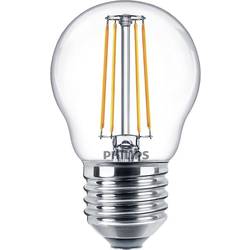 Philips LED 34732800 LED Energetická třída (EEK2021) F (A - G) E27 kapkový tvar 4.3 W = 40 W teplá bílá (Ø x d) 45 mm x 80 mm 1 ks