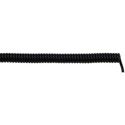 LAPP 73220223 spirálový kabel UNITRONIC® SPIRAL 400 mm / 1600 mm 6 x 0.14 mm² černá 1 ks
