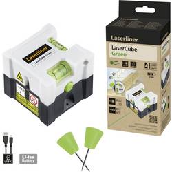 Laserliner LaserCube green křížová laserová vodováha dosah (max.): 10 m