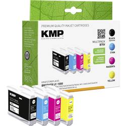 KMP Ink náhradní Brother LC-1000BK, LC-1000C, LC-1000M, LC-1000Y kompatibilní kombinované balení barva B75V 1035,4005