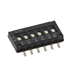 Omron A6H-6101 DIP spínač Pólů 6 SMD 1 ks Bag