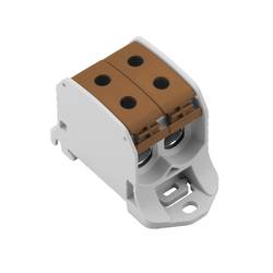 Weidmüller 2502610000 průchodková svorka 35.60 mm šroubovací šedá, hnědá 1 ks