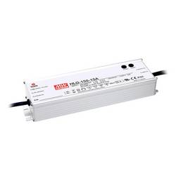 MW Mean Well HLG-150H-15A LED driver, napájecí zdroj pro LED konstantní napětí, konstantní proud 150 W 10 A 15 V/DC PFC spínací obvod , ochrana proti přepětí ,