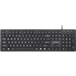 Perixx PERIBOARD-117 P DE B PS2 klávesnice německá, QWERTZ černá