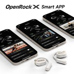 OneOdio OpenRock X White špuntová sluchátka (In Ear) Bluetooth® stereo bílá sportovní