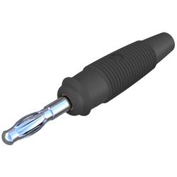 SKS Hirschmann LAS 30 banánek zástrčka, rovná Ø pin: 4 mm černá 1 ks
