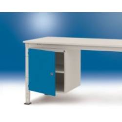Manuflex ZB4965.7035 Vestavné pouzdro univerzální stacionárně, Nutzhohe 500 mm s 1 dveře vzadu vlevo nasazena. Pro stolní hloubka 1000 mm