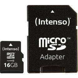 Intenso 16 GB Micro SDHC-Card paměťová karta microSDHC 16 GB Class 4 vč. SD adaptéru