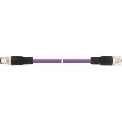 LAPP AB-PB-M12MS-5,0PUR-M12FS datový zástrčkový konektor pro senzory - aktory, upravený, 22260776, piny: 2, 5.00 m, 1 ks