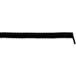 LAPP 73220204 spirálový kabel UNITRONIC® SPIRAL 500 mm / 2000 mm 2 x 0.14 mm² černá 5 ks