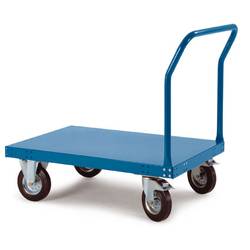 Manuflex TT0122.5012 vozík s madlem , ocelový plech, max. zatížení 400 kg