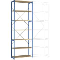 Manuflex RP1614.5012 základní modul regálu oddělení , (š x v x h) 1030 x 3000 x 700 mm, dřevěná podlaha