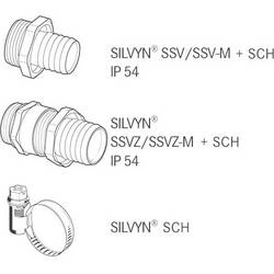LAPP 61713420 SILVYN® SI 32x38 SGY ochranný husí krk stříbrnošedá (RAL 7001) 32 mm 50 m