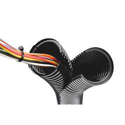 LAPP 61806641 SILVYN® SPLIT PA6 16/16x21,5 BK ochranný husí krk černá 16 mm 50 m