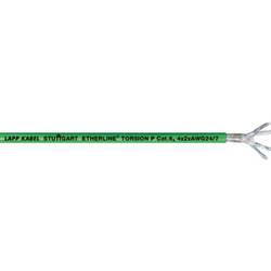 ethernetový síťový kabel LAPP ETHERLINE TORSION P CAT6A 4X2XAWG24/7, S/UTP, 2 x 2 x 0.2 mm², zelená, 500 m