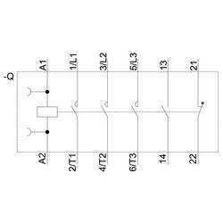 Siemens 3RT2026-1AM20-1AA0 stykač 11 kW s pomocným kontaktem Vhodné pro značku (relé): Siemens Single 1 ks