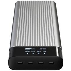 HYPER HyperJuice HJ245B powerbanka 27000 mAh, USB-C®, černá/stříbrná