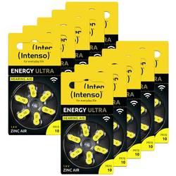Intenso Baterie do naslouchátek PR70-10 1.45 V 60 ks 86 mAh zinko-vzduchová 7504416MP