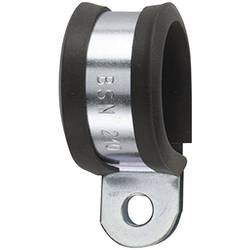 HellermannTyton AFCS20 upevňovací příchytka šroubovací 166-50603 Průměr kabelového svazku (rozsah) 20 mm (max) s ochranným profilem z chloroprenu kov, černá 1