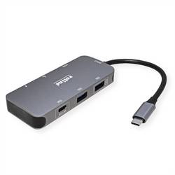 Roline USB-C® dokovací stanice Vhodné pro značky (dokovací stanice pro notebook): univerzální napájení USB-C®