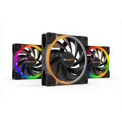 BeQuiet Light Wings PC větrák s krytem černá včetně LED osvětlení
