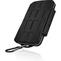 ICY BOX 60751 pouzdro pro paměťové karty paměťová karta SD, paměťová karta microSD, karta Cfast černá/šedá