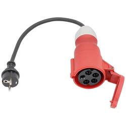 AS Schwabe 61373 napájecí kabelový adaptér, 16 A, černá, 0.3 m