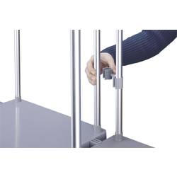 Hailo 0912-210 koš na tříděný odpad 120 l hliník (š x v x h) 430 x 1000 x 450 mm šedá mobilní 1 ks