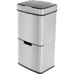 Hailo Öko Vario XL 6560010 systém třídění odpadu 50 l nerezová ocel, plast (d x š x v) 31.5 cm x 420 mm x 785 mm stříbrná s ochranou proti otiskům prstů, s