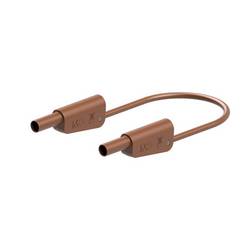 Stäubli SLK-4A-S10 měřicí kabel 50 cm hnědá 1 ks