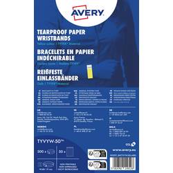 Avery-Zweckform TYVYW-50 #####Einlassband (d x š) 256 mm x 19 mm lepicí proužek 500 ks