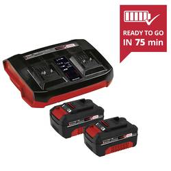 Einhell Power X-Change PXC-Starter-Kit 2x 4,0Ah & Twincharger Kit 4512112 akumulátor do nářadí a nabíječka 4 Ah Li-Ion