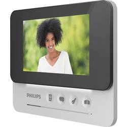 Philips dvoulinkový domovní video telefon přídavná obrazovka, pistolová šedá, 531005