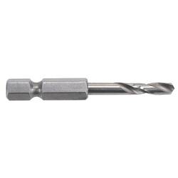 Wolfcraft 7257000 HSS kovový spirálový vrták, 3 mm, délka 47 mm, broušený, DIN 338, 1/4 (6,3 mm), 1 ks