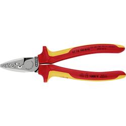 Knipex 97 78 180 krimpovací kleště dutiny na kabely, 0.25 do 16 mm²