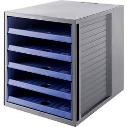 HAN KARMA 14018-16 box se zásuvkami šedá DIN A4 Počet zásuvek: 5