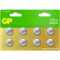 GP knoflíkový článek CR 2032 3 V 8 ks 220 mAh lithiová