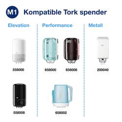 TORK Víceúčelové papírové utěrky v roli role bílé M1 610133